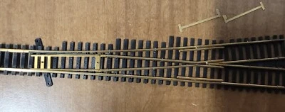 Vintage Atlas HO Scale Brass LH Assembled Turnouts lot of 4 # 6LH NOS - Image 1 of 4