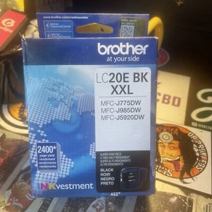 Brother LC 20 Black Ink Cartridge Extra High Yield (LC-20EBKS) 1787191 - Picture 1 of 2