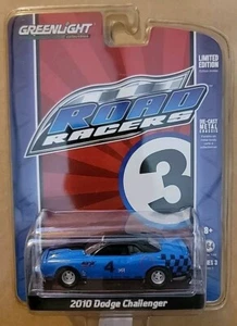 Greenlight Road Racers 2010 Dodge Challenger blau mit schwarzer Serie-3 - Bild 1 von 2
