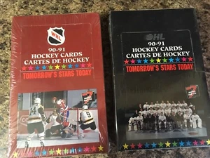 1990-91 WHL Hockey and 1990-91 Ontario Hockey League - Both Factory Sealed - Picture 1 of 2