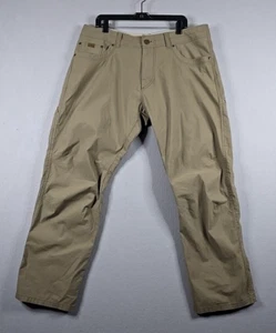 Kuhl Pants Men’s 38x32 Revolvr Vintage Patina Dye Tan Stretch Outdoor Hiking - Picture 1 of 17
