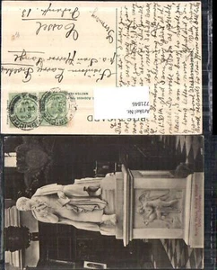 721846 Cambridge Byrons Statue Trinity College Library - Picture 1 of 1