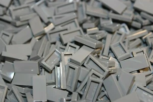 LEGO® Bundle 3069b Dark Grey Tiles 1 x 2 Tile 50 Pieces - Picture 1 of 1