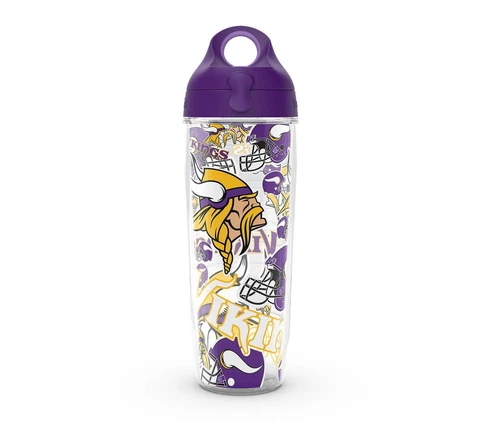 MINNESOTA VIKINGS, 24oz DOUBLE WALL, WATER BOTTLE FROM TERVIS Cover
