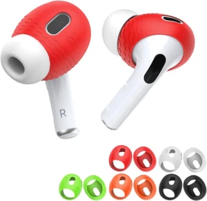 5 Pairs for Airpods Pro 2 Ear Tips Covers [Fit in the Charging Case] TOLUOHU Sil - Picture 1 of 12