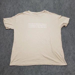 Abercrombie Fitch Shirt Damen Extra Small Braun Weiß Oversized Boyfriend Freizeit - Bild 1 von 9