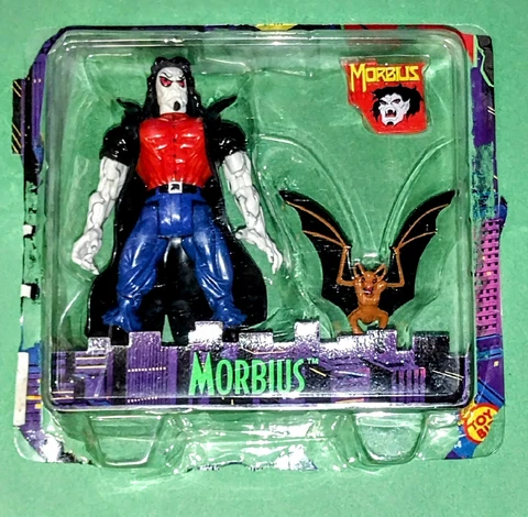 Toybiz 1995 Spider-Man Animated Series💥MORBIUS💥Figure*New In Factory Tray* Cover