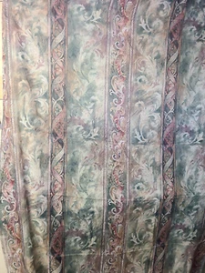 Sheer Scroll Paisley Scarf Valance 60 x 216 - Picture 1 of 3