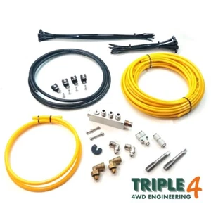 Discovery 2 TD5 & V8 Overland Wading Kit Alloy Manifold Yellow - Superb Quality - Picture 1 of 10