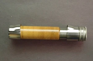 FLY ROD REEL SEAT bambù 11154 blocco a vite nichel argento foro 0,375" - Foto 1 di 8