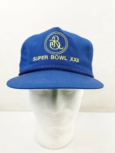 SUPER BOWL XXII BLUE ADJUSTABLE EMBROIDERED HAT - IMPERIAL - Picture 1 of 7