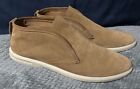 Peter Millar Collection Excursionist Suede Chukka Shoes Mens 13 Tan NEW SCUFFS