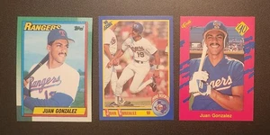 Juan Gonzalez (3) RC Rookie Card Lot 1990 Classic Topps Score - Bild 1 von 1