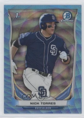 2014 Bowman Draft Chrome Blue Wave Refractor Nick Torres #CDP112 - Image 1 of 2