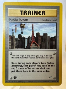 Pokemon Cards Radio Tower 95/105 Neo Destiny 1st Edition NM - Bild 1 von 2