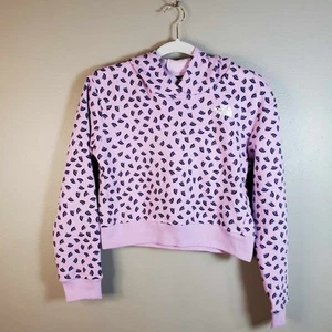 The North Face Girls Large AOP Print Camp Fleece Pullover Hoodie L - Picture 1 of 6