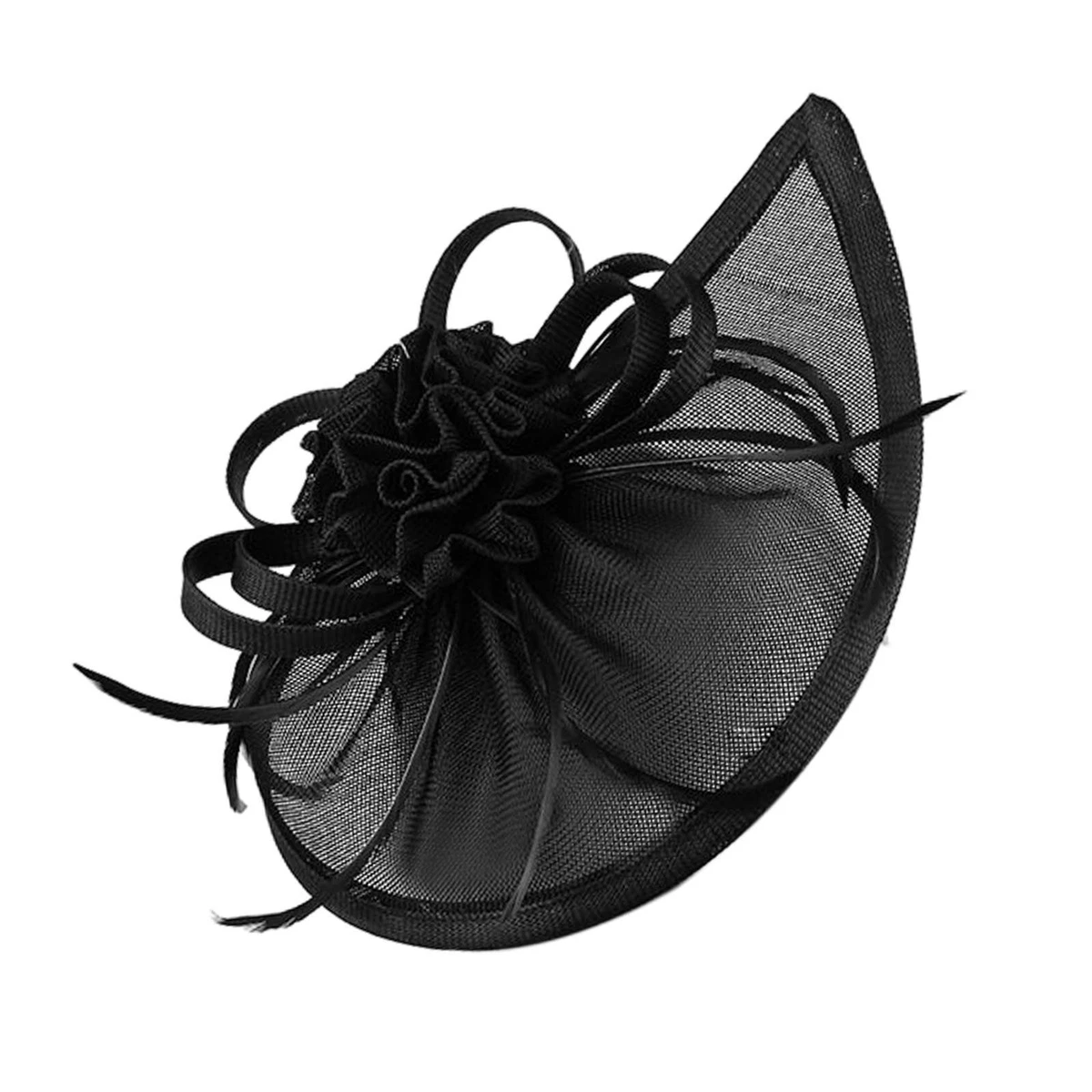 Lurrose Stirnband Mit Schwarzem Schleier - Eleganter Haarreif Aus Netz Für Frauen, Mädchen - Für Party & Halloween