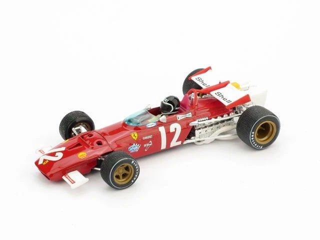 Brumm BM0312CH FERRARI 312B J.ICKX 1970 N.12 WINNER AUSTRIAN GP W/PILOTE 1:43 Mo - Immagine 1 di 1