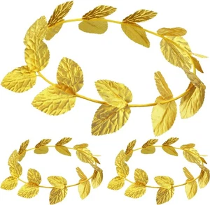 meekoo Greek Leaf Headband Gold Wreath Crown Toga Party Roman Headpiece... - Picture 1 of 7