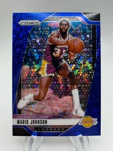 2024-25 Prizm MAGIC JOHNSON Blue Disco Fast Break /150 #294 Los Angeles Lakers - Picture 1 of 2