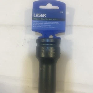 Laser impact star socket three-quarter inch deep - Picture 1 of 3