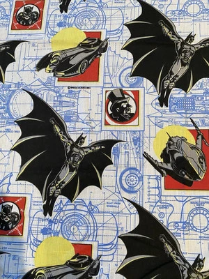 Vtg BATMAN RETURNS Sheets Twin Fitted And Flat  1992 DC COMICS - Image 1 of 4