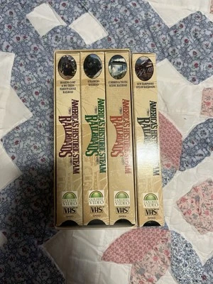 Americas Historic Steam Railroads: Box Set (VHS, 1999, 5 Tape Set) - Image 1 of 2