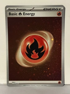 Basic Fire Energy (Cosmos Holo) 002 SV01: Scarlet & Violet Base Set NM Poke - Picture 1 of 2