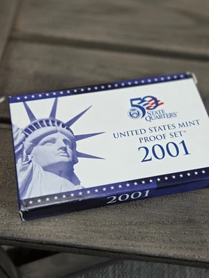 2001 Clad Proof Set U.S. Mint Original Government Packaging OGP COA - Image 1 of 4