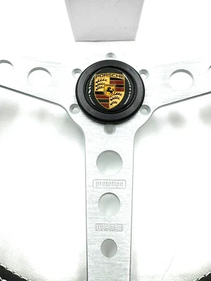 Porsche horn kit fits aftermarket steering wheels momo nardi old vintage wheels - Image 1 of 3
