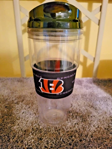 Cincinnati Bengals Boelter Brands 20 Ounce Insulated Tumbler With Lid Cover
