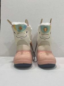 Toddler Frankie Winter Boots, Waterproof, fur, Cat & Jack White/Pink, Pick size - Picture 1 of 4