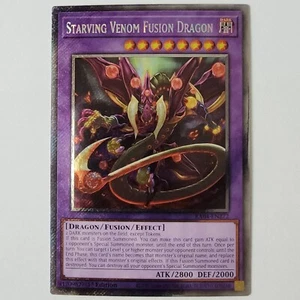 Starving Venom Fusion Dragon - RA04-EN272 - NM - Platinum Secret Rare - Yugioh - Picture 1 of 2