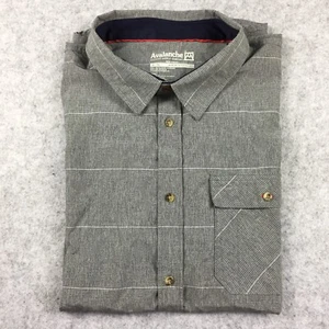 Avalanche Kurzarm Outdoorhemd mit Knopfleiste, Herren XL/TG (grau) - Bild 1 von 7