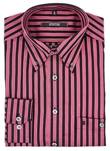 Eterna Langarm Hemd Altes Logo Comfort Fit Rot/Schwarz 4689-55-E194 S103 - Bild 1 von 1