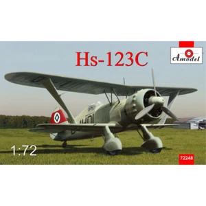 AMODEL 72248 Henschel Hs 123C bombardero de buceo escala 1/72 - Kit modelo plástico - Imagen 1 de 9