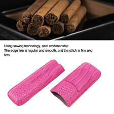 Leather Cigar Box Cigar Box Holder Portable Sturdy Vintage Wear Resistant Pink