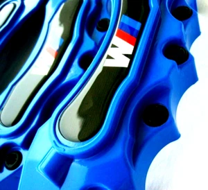 Brake Caliper Cover Power for X1 X2 X3 E30 E36 E46 E90 F30 F10 E60 G20 SET N25 - Picture 1 of 5