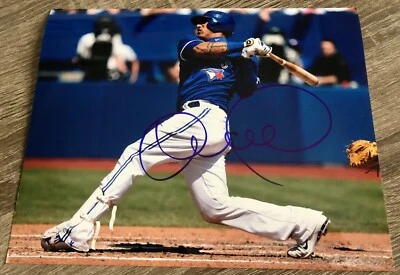 Foto autografiada autografiada autografiada por Yunel Escobar - Toronto Blue Jays 8x10 MLB Foto 1 de 2