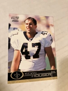 New Orleans saints Ohio state buckeyes Kevin houser 2001 pacific rookie fb card - Picture 1 of 2