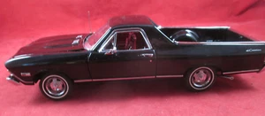 Danbury Mint 1968 Chevrolet El Camino SS-396 Tuxedo Black 1/24 Diecast w/Box - Picture 1 of 24
