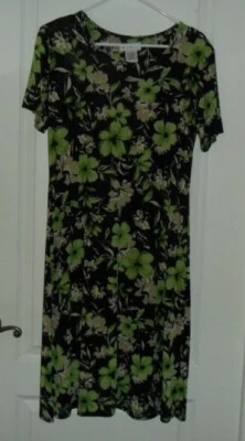 NWOT White Stag multicolor floral stretch knit dress Size 8/10 - Image 1 of 4
