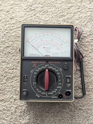 Triplett 型号 60-NA 2 型绷带 VOM 模拟便携式手持式多米 — 第 1/4 张图片