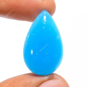 19.00 Cts Natural Smithsonite Gemstone Pear Cabochon 26X16X7 mm - Picture 1 of 6
