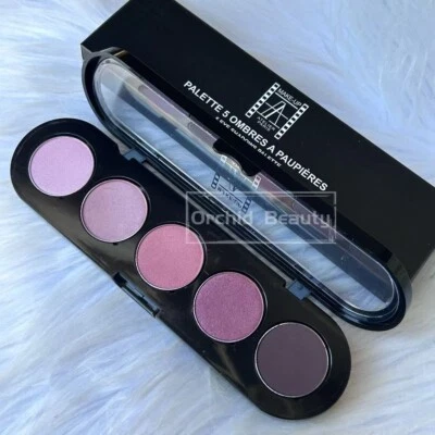 New Make-Up Atelier Paris 5 Eyeshadow Palette T10~Brown Mauve~Full Size 12.5 g - Image 1 of 4