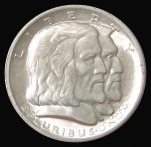 1936 SILVER LONG ISLAND TERCENTENARY COMMEMORATIVE HALF DOLLAR MINT STATE - Picture 1 of 2