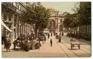 Postal vintage Zurich Suiza mercado callejero Bahnhofstrasse OS012213 - Imagen 1 de 2