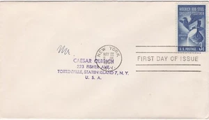 1957 USA FDC cover Steel Centennial - Picture 1 of 2