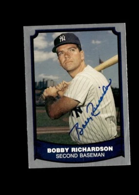 Bobby Richardson Yankees 1988 Pacific Legends authentic autographed card - Image 1 of 2