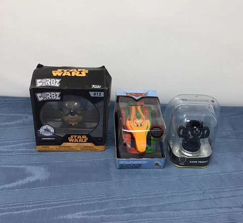 Disney Cars Clutchgoneski  1:43 , Chewbacca Dorbz And Trophy Set(DAMAGE BOXES) Cover